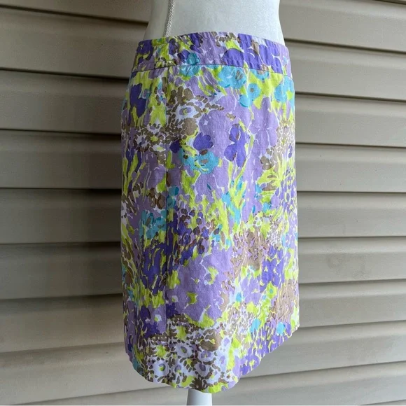 •Talbots• Floral Lined Pencil Skirt - Size 6 - Picture 5 of 10